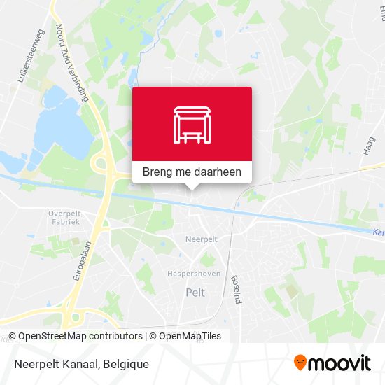 Neerpelt Kanaal kaart