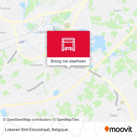 Lokeren Sint-Elooistraat kaart