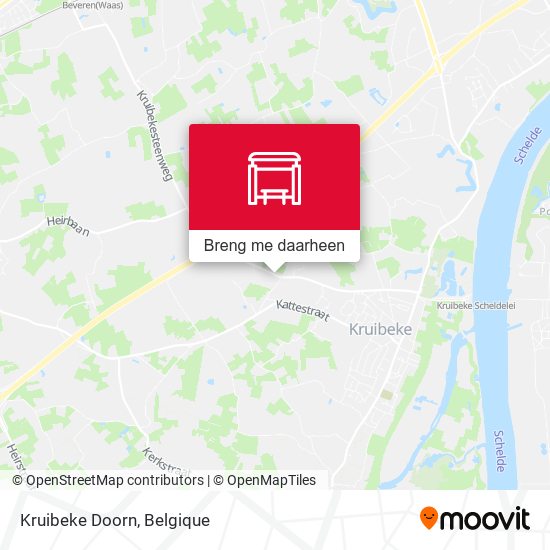 Kruibeke Doorn kaart