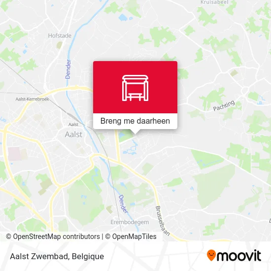 Aalst Zwembad kaart