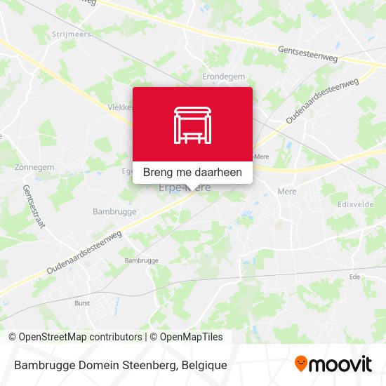 Bambrugge Domein Steenberg kaart