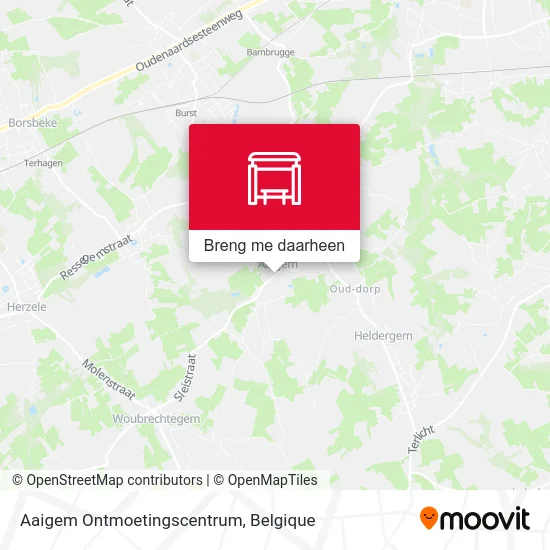 Aaigem Ontmoetingscentrum kaart