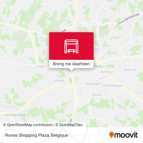 Ronse Shopping Plaza kaart