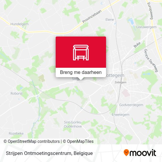 Strijpen Ontmoetingscentrum kaart