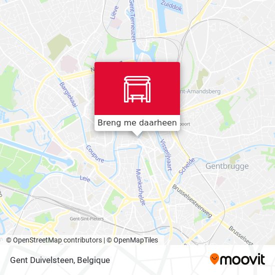 Gent Duivelsteen kaart