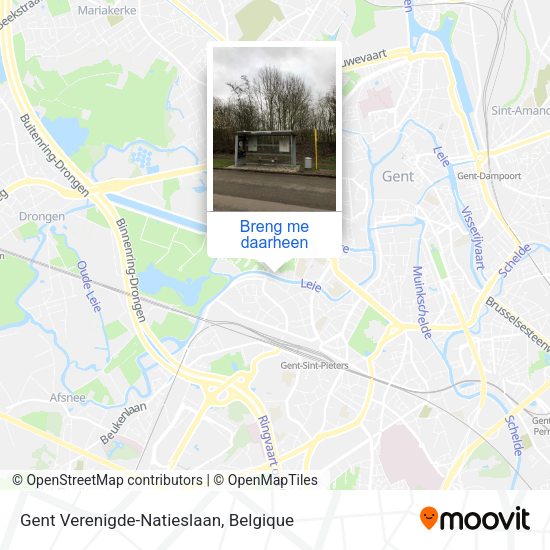 Gent Verenigde-Natieslaan kaart