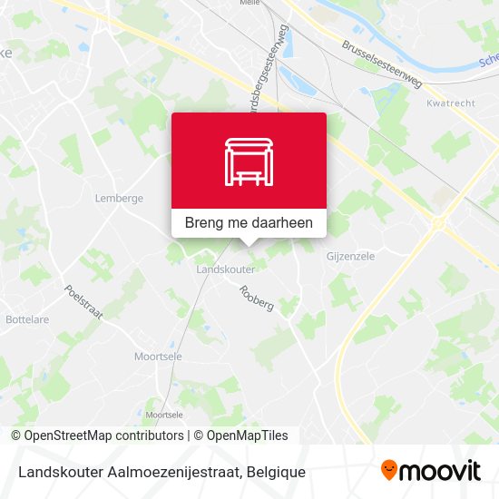 Landskouter Aalmoezenijestraat kaart