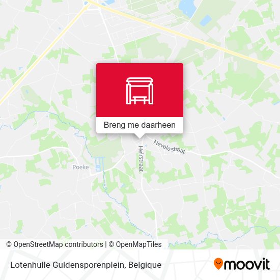 Lotenhulle Guldensporenplein kaart