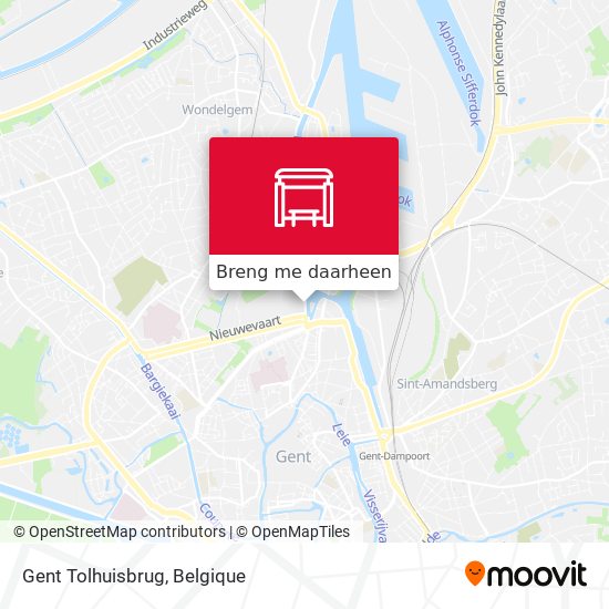 Gent Tolhuisbrug kaart