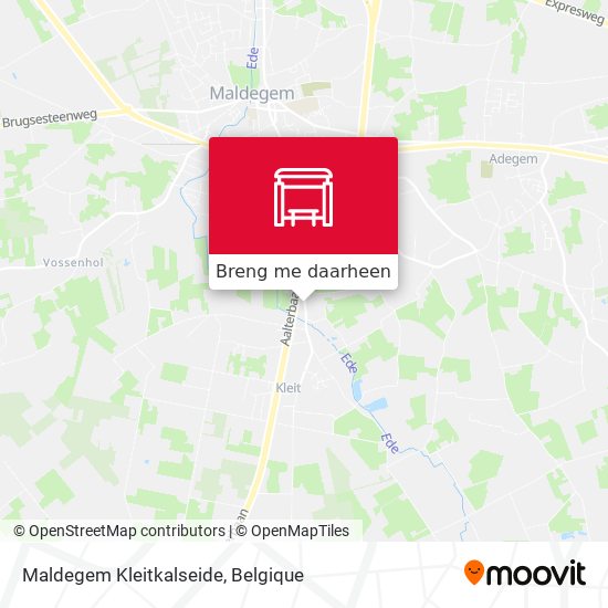 Maldegem Kleitkalseide kaart