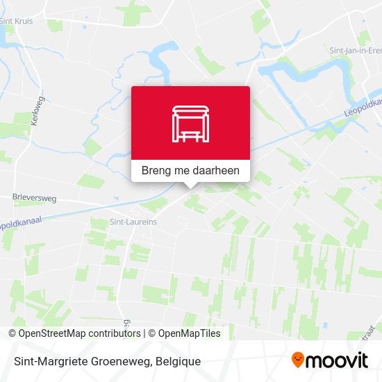 Sint-Margriete Groeneweg kaart