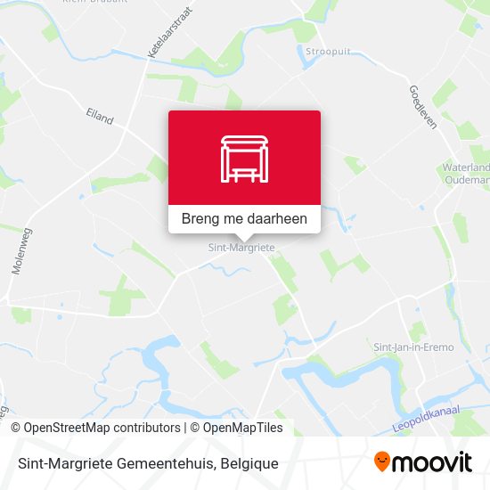 Sint-Margriete Gemeentehuis kaart
