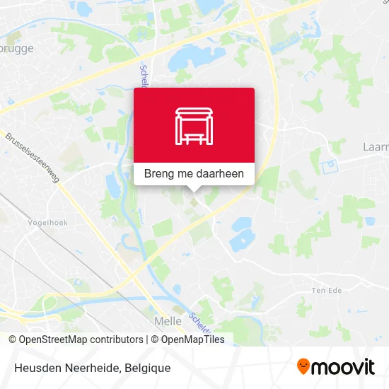 Heusden Neerheide kaart