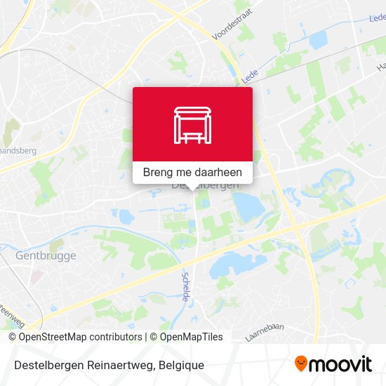 Destelbergen Reinaertweg kaart