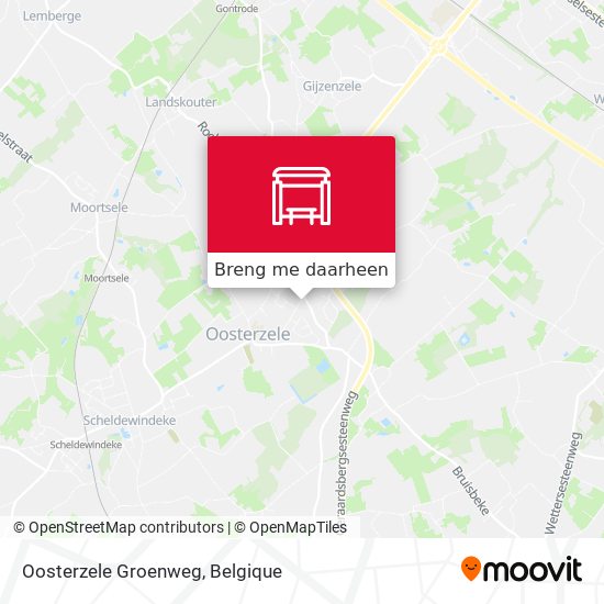 Oosterzele Groenweg kaart