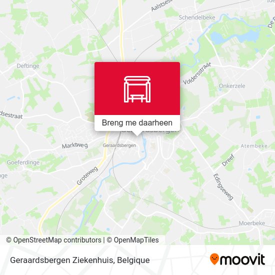 Geraardsbergen Ziekenhuis kaart