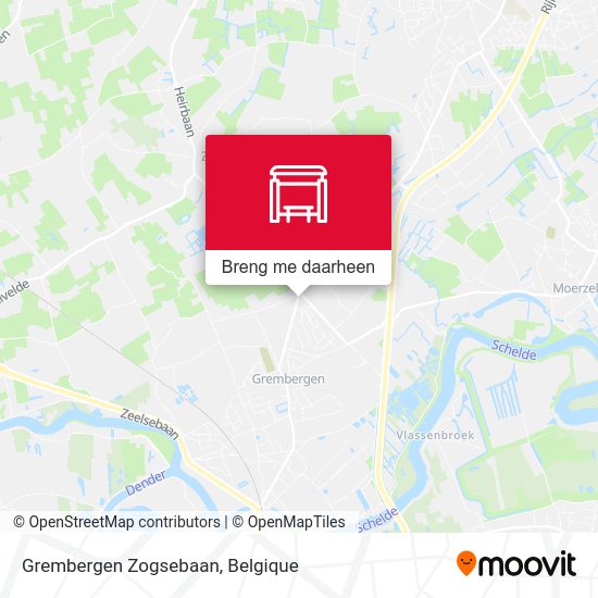 Grembergen Zogsebaan kaart
