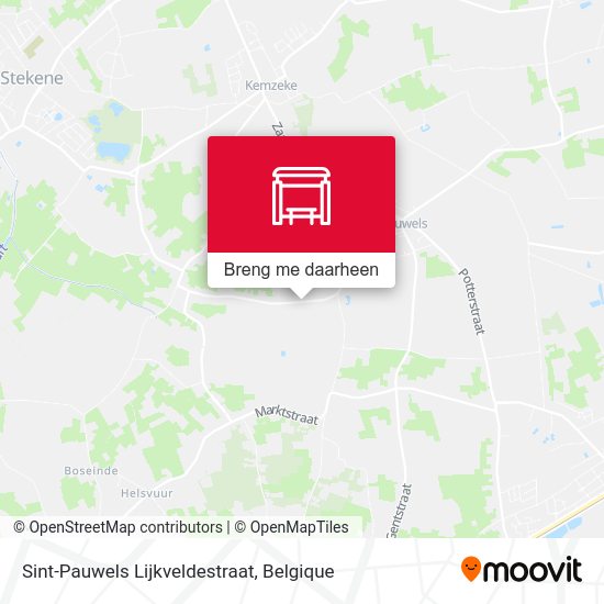 Sint-Pauwels Lijkveldestraat kaart