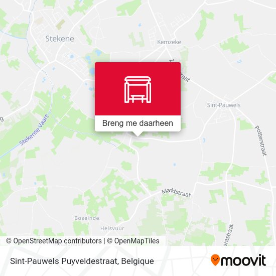 Sint-Pauwels Puyveldestraat kaart