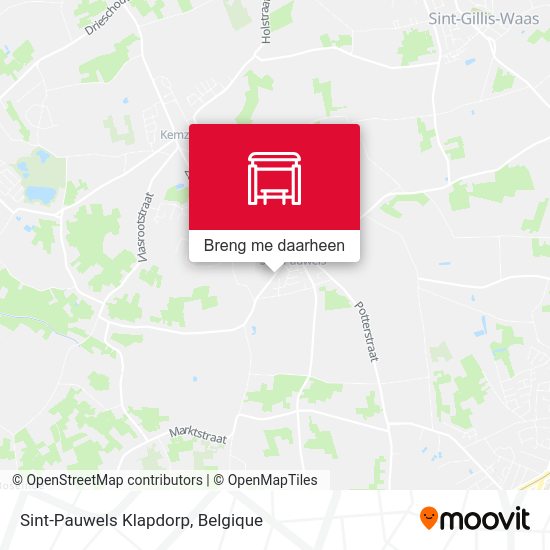 Sint-Pauwels Klapdorp kaart