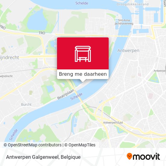 Antwerpen Galgenweel kaart