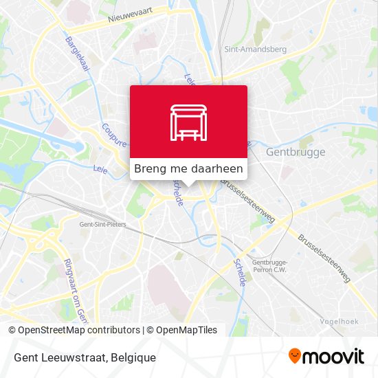 Gent Leeuwstraat kaart