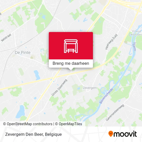 Zevergem Den Beer kaart
