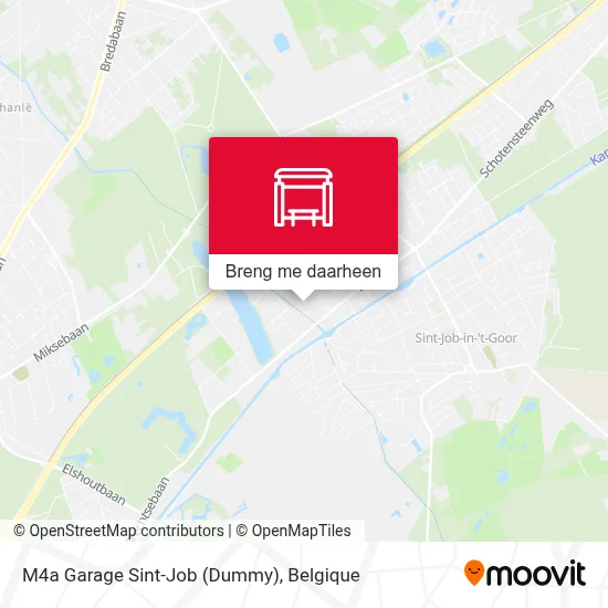 M4a Garage Sint-Job (Dummy) kaart