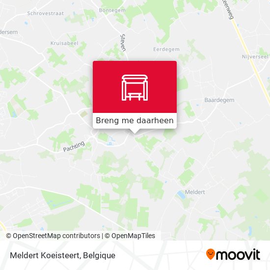 Meldert Koeisteert kaart