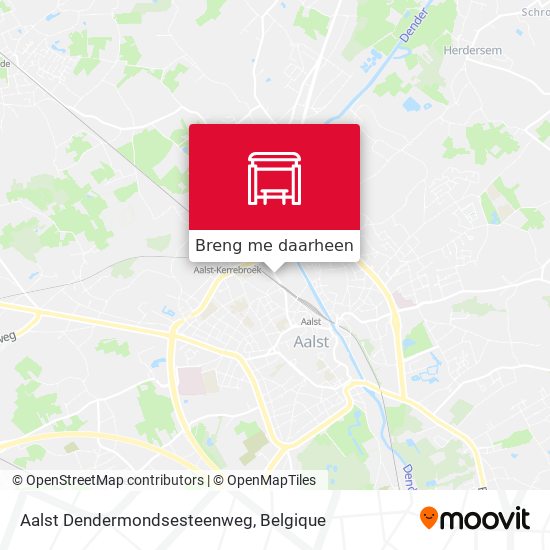 Aalst Dendermondsesteenweg kaart