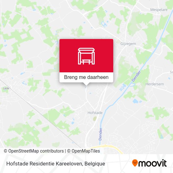 Hofstade Residentie Kareeloven kaart
