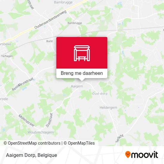 Aaigem Dorp kaart
