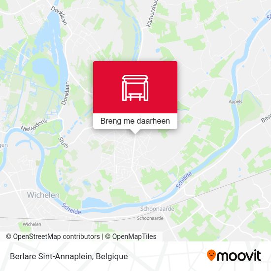 Berlare Sint-Annaplein kaart