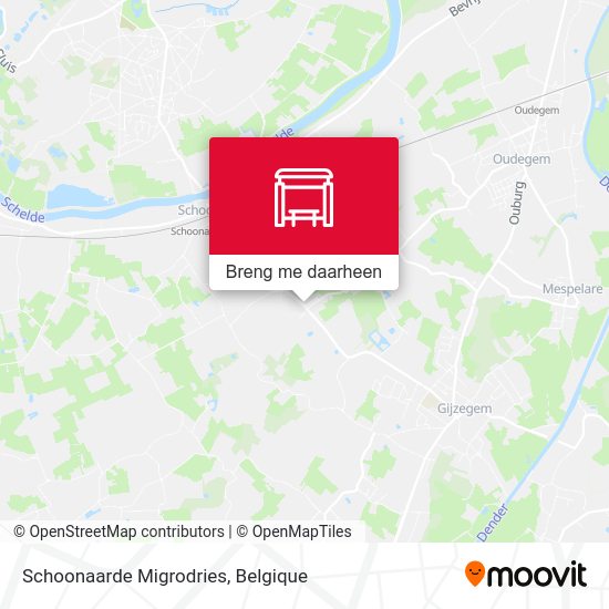 Schoonaarde Migrodries kaart
