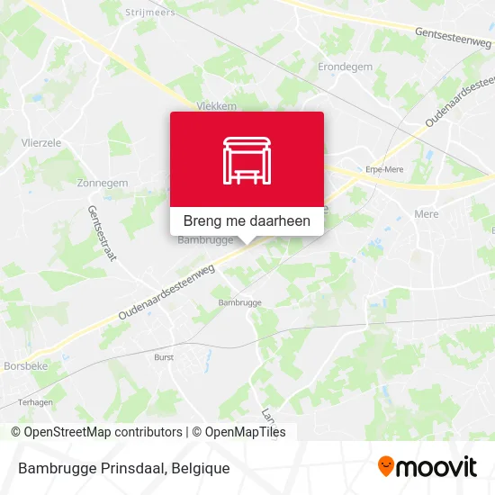 Bambrugge Prinsdaal kaart