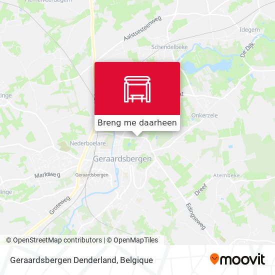 Geraardsbergen Denderland kaart