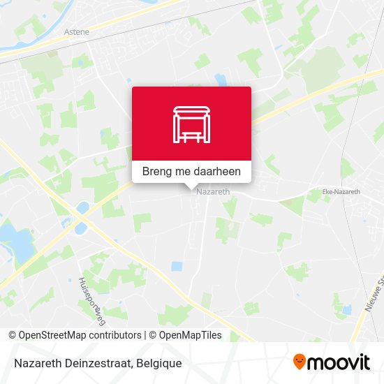 Nazareth Deinzestraat kaart