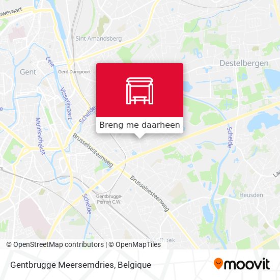 Gentbrugge Meersemdries kaart