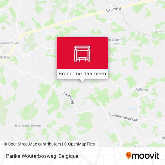 Parike Wouterbosweg kaart