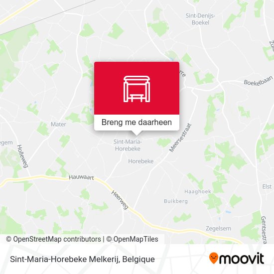Sint-Maria-Horebeke Melkerij kaart