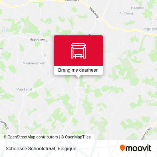 Schorisse Schoolstraat kaart