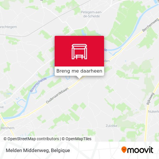 Melden Middenweg kaart