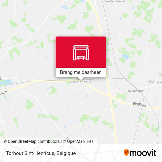 Torhout Sint-Henricus kaart