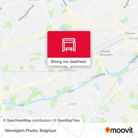 Wevelgem Plaats kaart