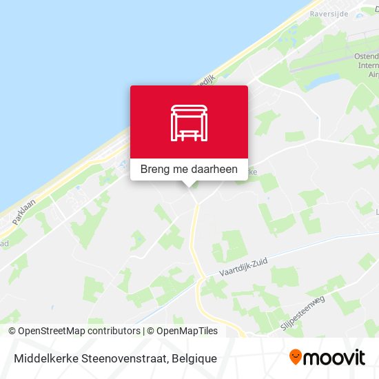 Middelkerke Steenovenstraat kaart