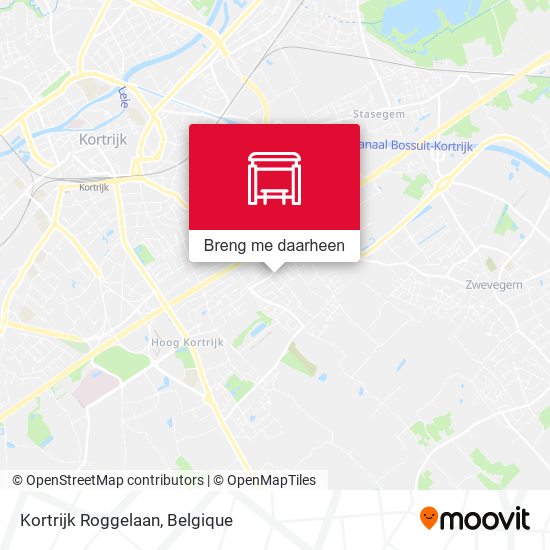 Kortrijk Roggelaan kaart