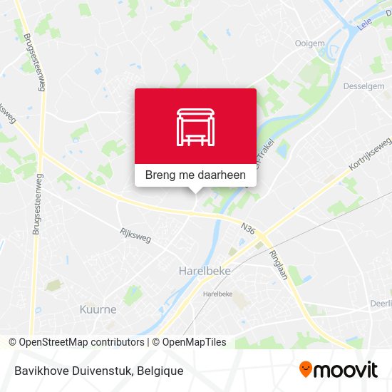 Bavikhove Duivenstuk kaart