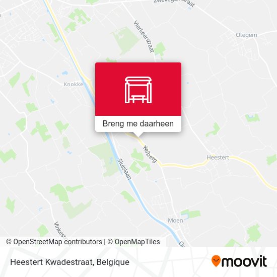 Heestert Kwadestraat kaart