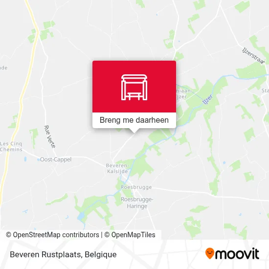 Beveren Rustplaats kaart