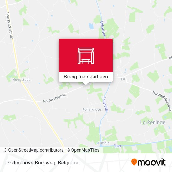 Pollinkhove Burgweg kaart